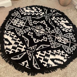 Aztec Round Beach Towel